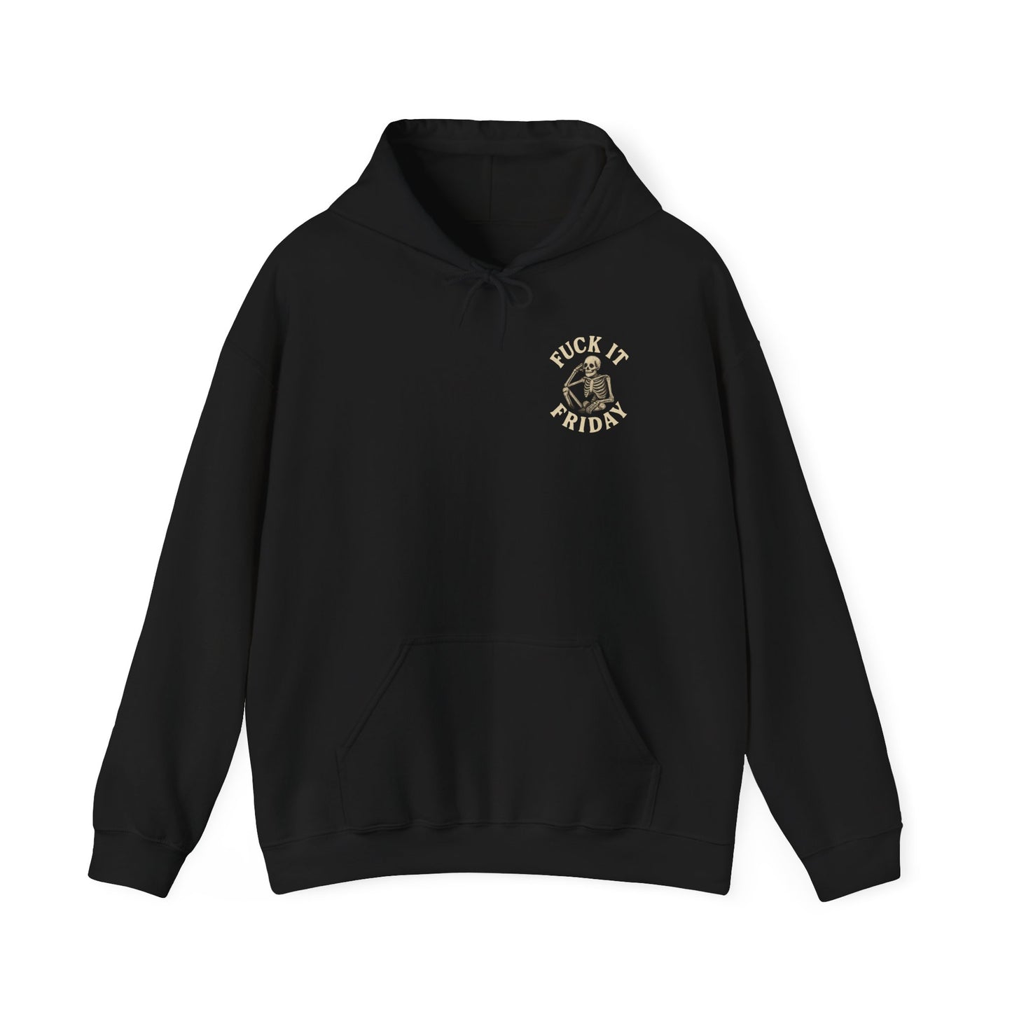 Casual Fun Hoodie with Skeleton Design, Perfect for Weekends, Gift for Friends, Unisex Sweatshirt for Relaxation, Humor Apparel
